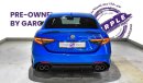 Alfa Romeo Giulia AED 5800 PM | QUADRIFOGLIO 2.9L TURBO | GCC | WARRANTY | SERVICE CONTRACT