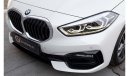 BMW 120i i - GCC Spec - With Warranty and Service Contract