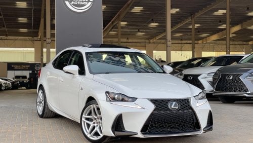 Lexus IS300 F Sport IS 300 / V6 3500cc / LOW MILEAGE/ F-SPORT KIT / 1160 AED MONTHLY