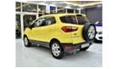 Ford EcoSport EXCELLENT DEAL for our Ford EcoSport ( 2014 Model ) in Yellow Color GCC Specs