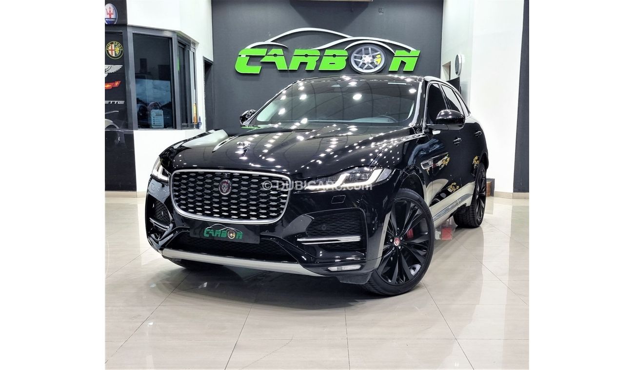 Jaguar F Pace JAGUAR F PACE P 400 GCC 2021 WITH ONLY 23K KM UNDER AL TAYER WARRANTY AND SERVICE CONTRACT