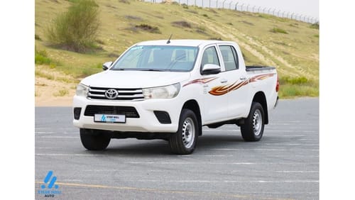 Toyota Hilux 2018 Double Cab DLS 4x4  Diesel 2.4L M/T /  Low Mileage / Ready to Drive / GCC / Book Now