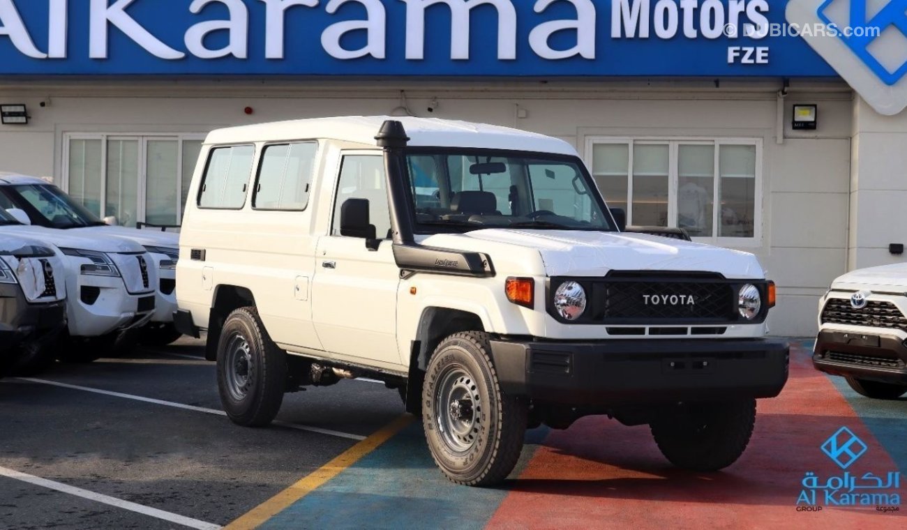 Toyota Land Cruiser Hard Top 2024 TOYOTA LC78 4.0L V6 HARD TOP 3 DOOR PETROL  White Color Exterior with Oak Color Interior BASIC