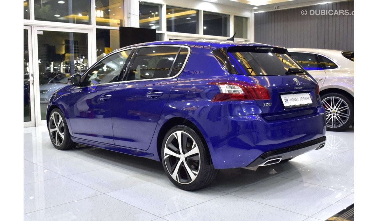 Peugeot 308 EXCELLENT DEAL for our Peugeot 308 GT-Line ( 2016 Model ) in Blue Color GCC Specs