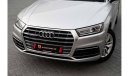 Audi Q5 45 TFSI Quattro | 2,487 P.M  | 0% Downpayment | Pristine Condition!