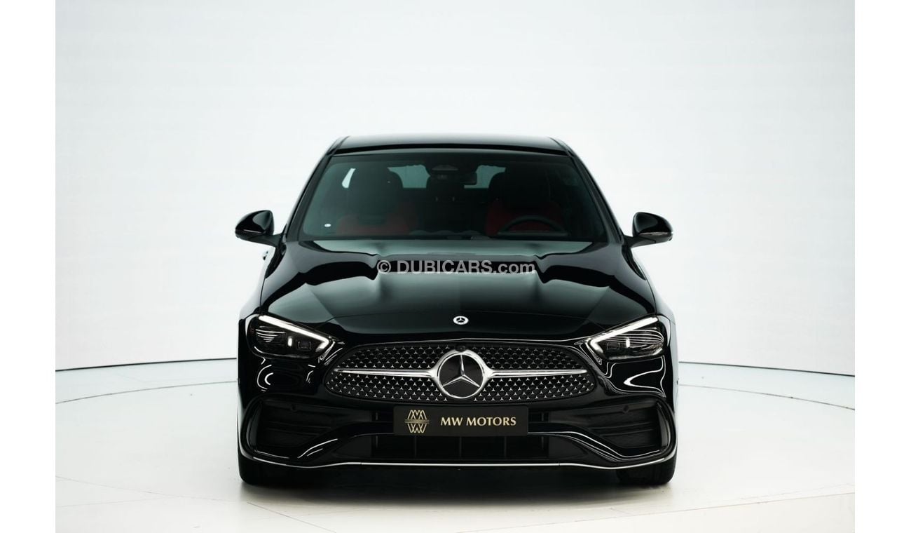 مرسيدس بنز C200 Mercedes-Benz C 200 Premium Plus | 2025 GCC 0km | Agency Warranty | AMG Package | 360 View