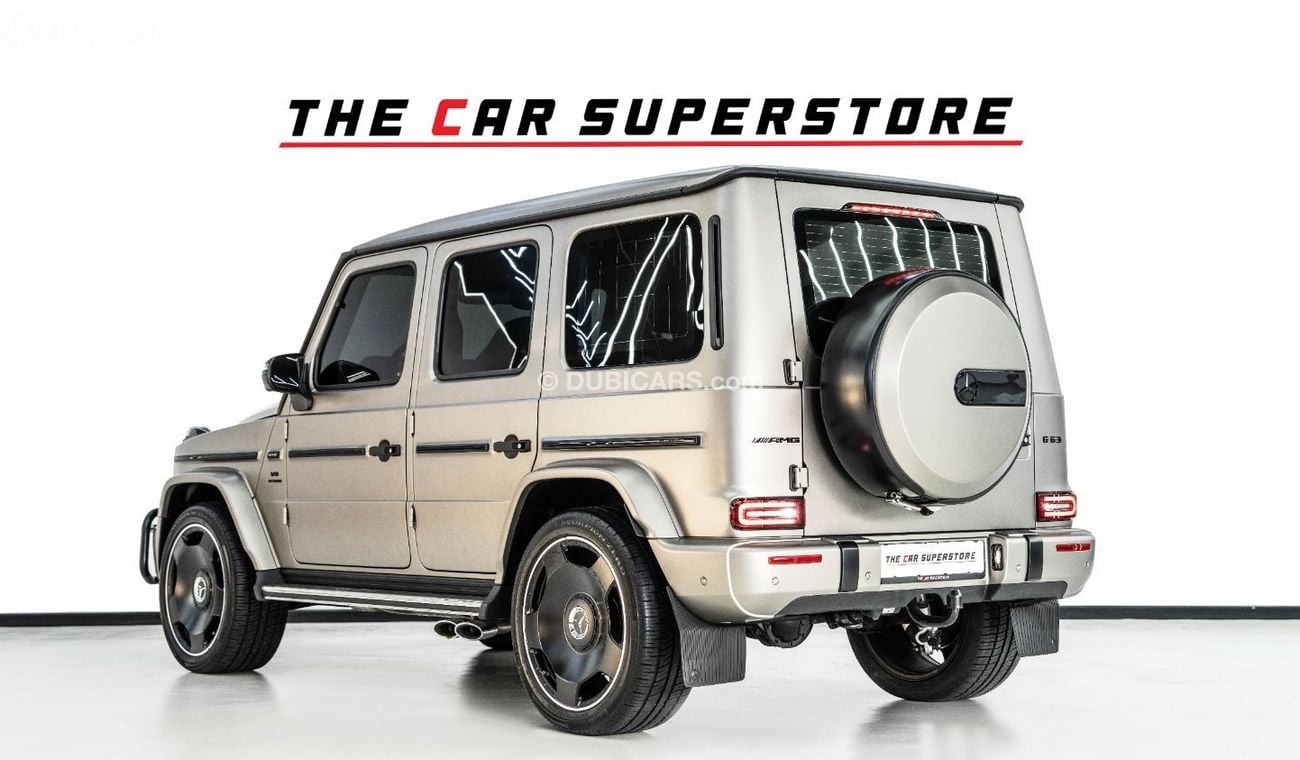 مرسيدس بنز G 63 AMG 2023-MERCEDES BENZ G63AMG FULLY LOADED-SPECIAL ORDER-FSH-SERVICE CONTRACT 5 YEARS-WARRANTY AVAILABLE