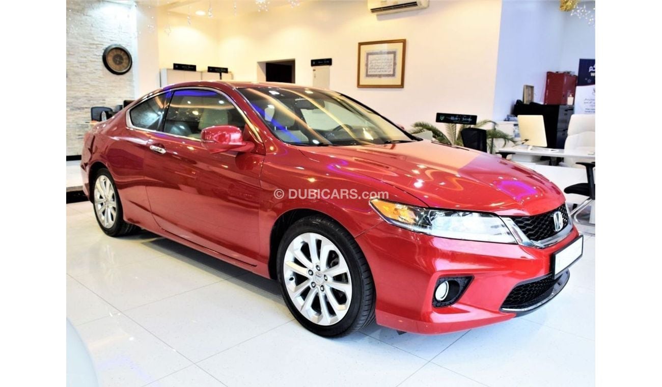 Honda Accord Coupe AMAZING Honda Accord Coupe 2014 Model!! in Red Color! GCC Specs