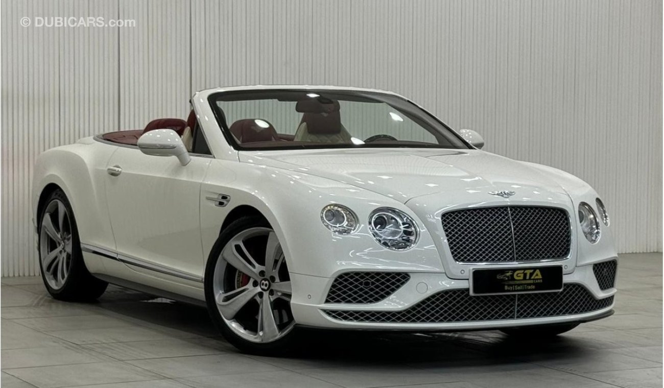 بنتلي كونتيننتال جي تي سي 2016 Bentley Continental GTC Convertible V8S, Full Service History, GCC