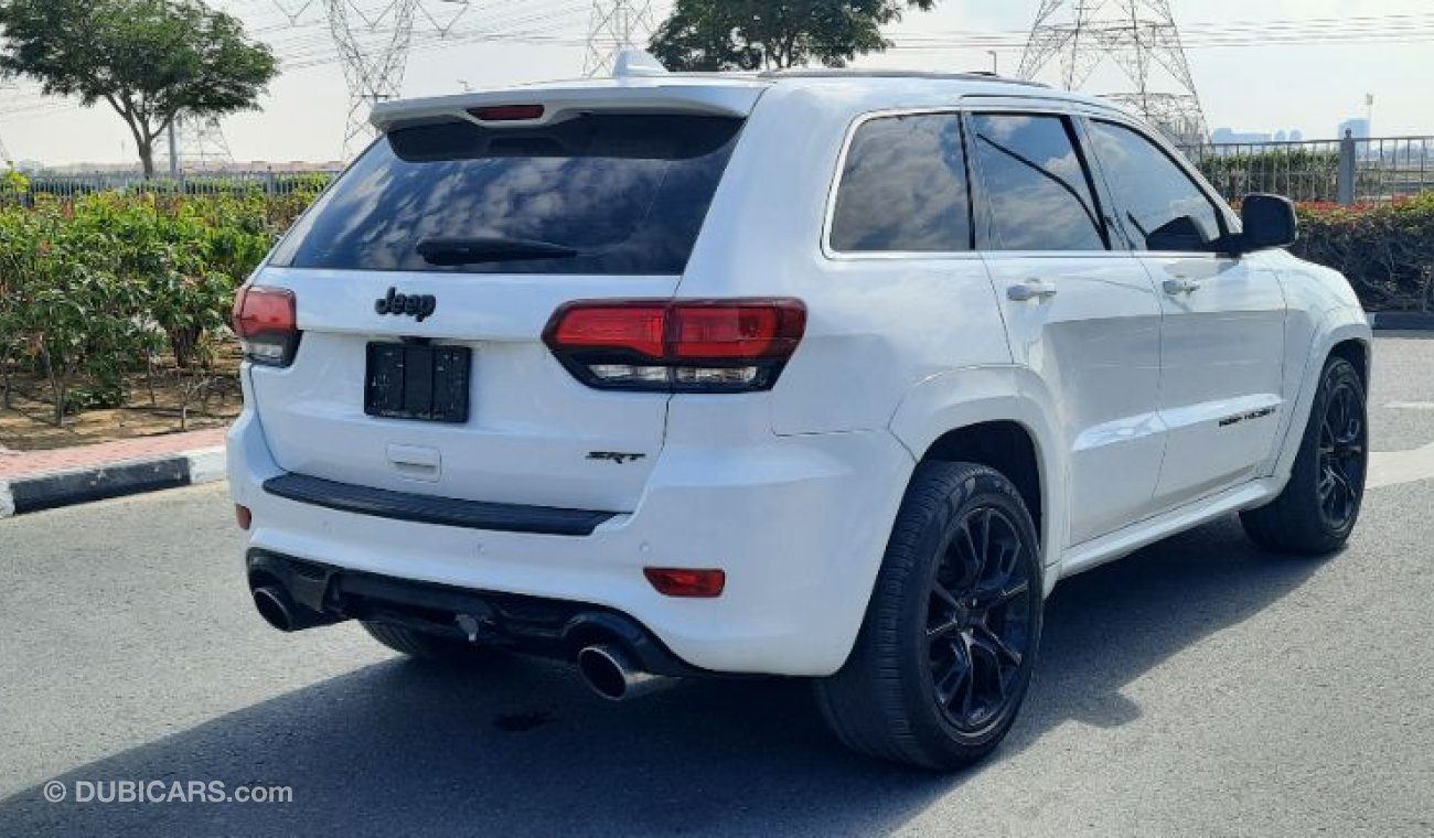 Jeep Grand Cherokee GRANDCHEROKKE 2014 SRT V8 6.4L GCC AL FUTTAIM TRADING - 1YEAR WARRANTY UNLIMIT KM TOP OPTION - RADAR