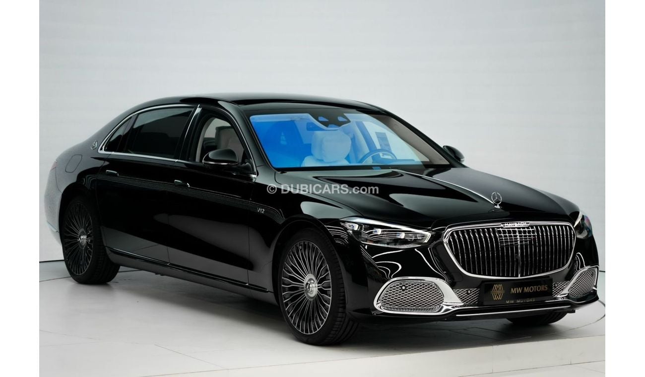 مرسيدس بنز S680 Maybach Mercedes-Maybach S 680 | 2025 GCC 0km | Agency Warranty | Crystal White Interior