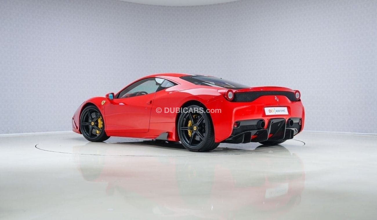 فيراري 458 Speciale - 1 Year Approved Warranty - Approved Prepared Vehicle