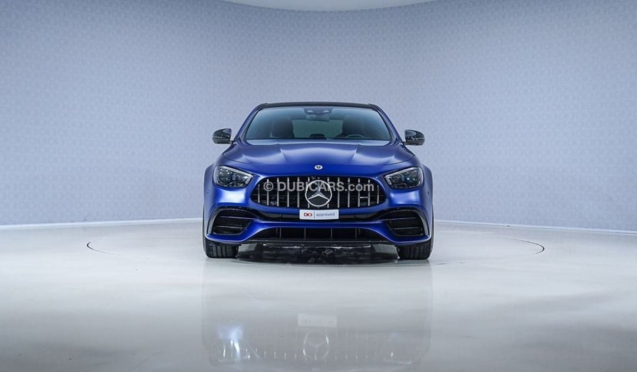 مرسيدس بنز E 63S AMG AED 8,641 P/M - 2 YEARS WARRANTY - / - E-CLASS - E63 AMG S 4MATIC+