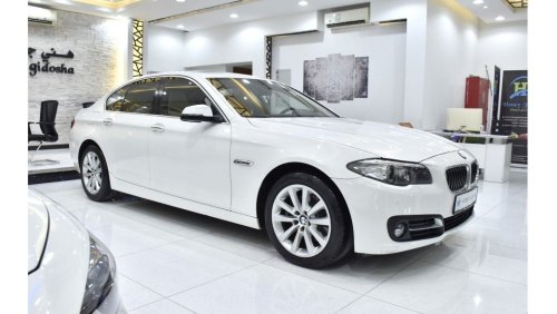 بي أم دبليو 520i EXCELLENT DEAL for our BMW 520i ( 2015 Model ) in White Color GCC Specs