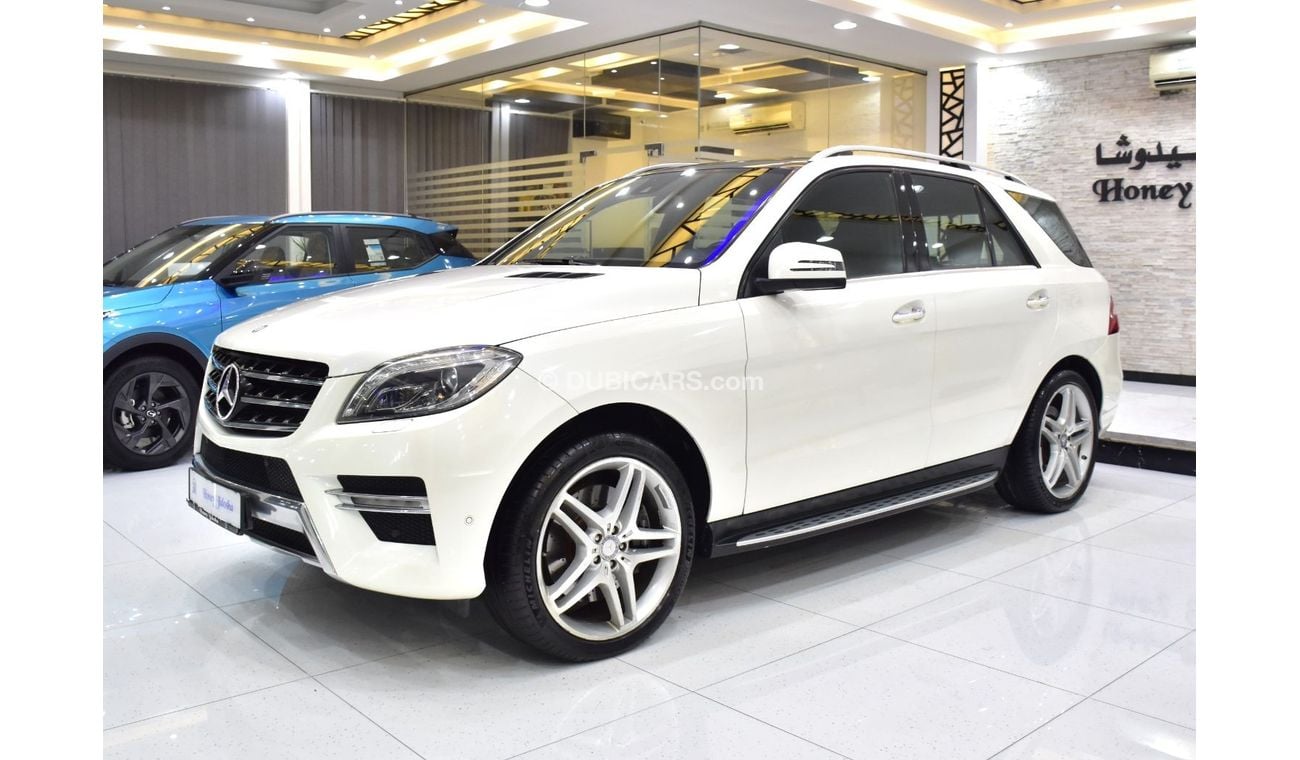 مرسيدس بنز ML 500 EXCELLENT DEAL for our Mercedes Benz ML500 4Matic ( 2013 Model ) in White Color GCC Specs