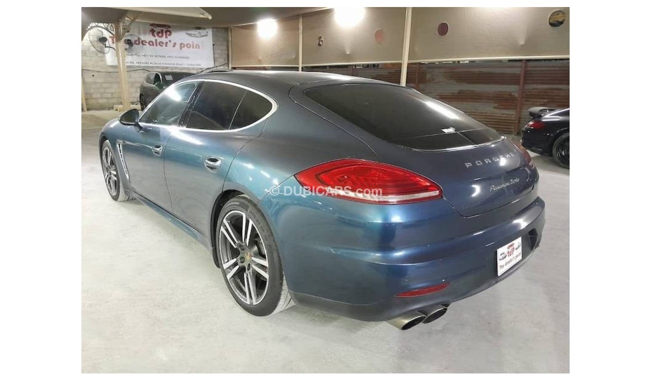 بورش باناميرا PORSCHE PANAMERA TURBO 4.8L 2015 SPORTS CHRONO PACKAGE WITH SPORT EXHAUST AND MUCH MORE FEAUTRES...