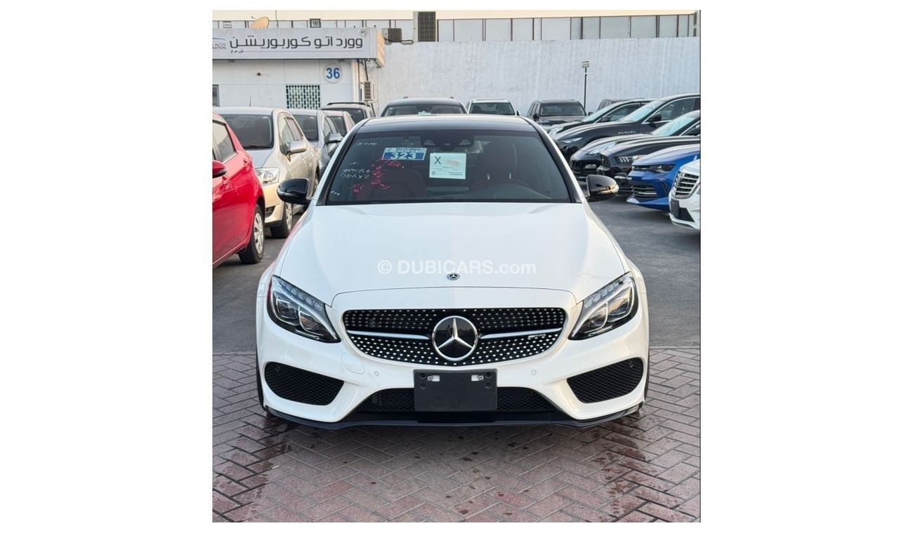 Mercedes-Benz C 43 AMG MERCEDES C43 2018 WHITE INSIDE RED JAPAN IMPORT WITH LOW MILLAGE