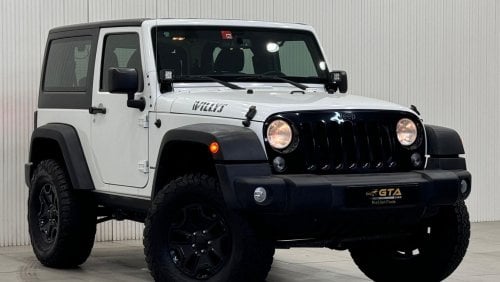 جيب رانجلر 2018 Jeep Wrangler JK Willys Sport, 1 Year Unlimited KM Warranty, Service History, GCC