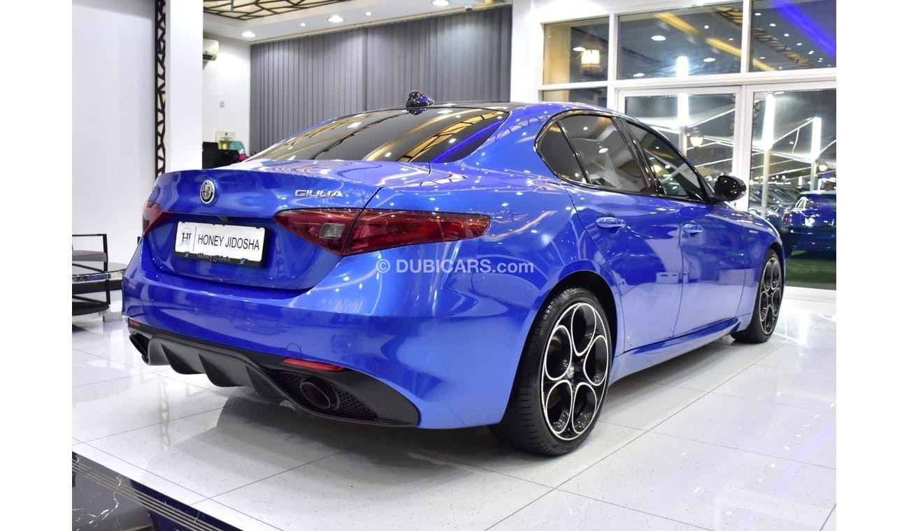 ألفا روميو جوليا EXCELLENT DEAL for our Alfa Romeo Giulia Q2 Veloce ( 2023 Model ) in Blue Color GCC Specs