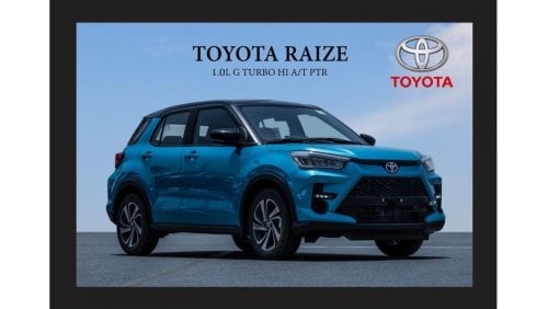 Toyota Raize TOYOTA RAIZE 1.0L G TURBO HI A/T PTR Export Only