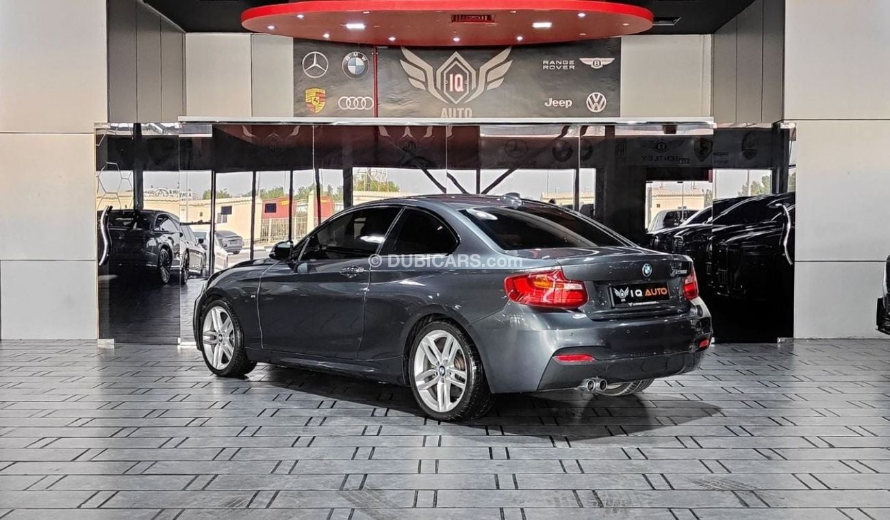 BMW 230i AED 1,100 P.M | 2017 BMW 230i M-SPORT COUPE | UNDER WARRANTY | ORIGINAL PAINT | GCC | SUNROOF