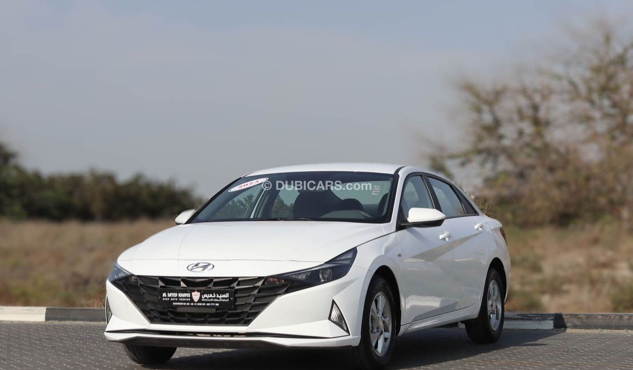 هيونداي إلانترا GL 1.6L Hyundai Elantra 1.6L 2023 GCC accident-free in excellent condition 1175 P.M