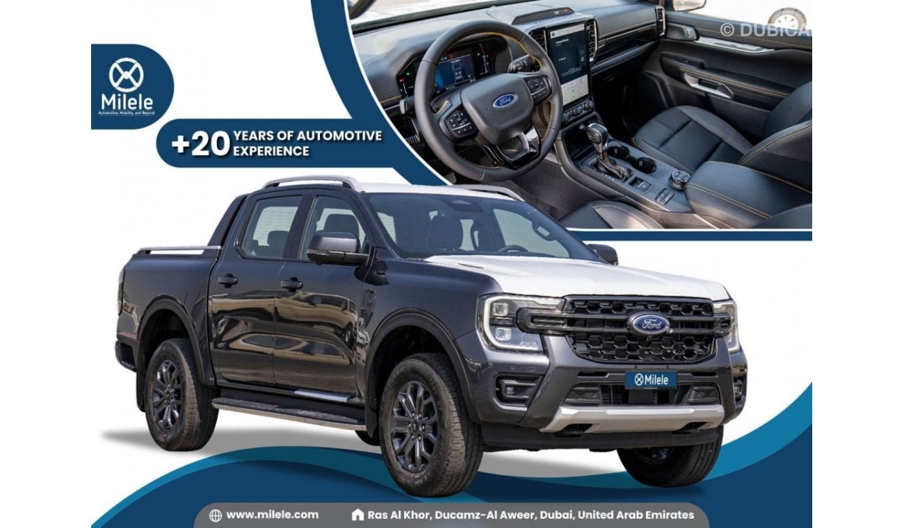 فورد رانجر DC WILDTRAK 2.0L DIESEL 4X4: POWERFUL PICKUP WITH BI-TURBO ENGINE, 360 CAMERA