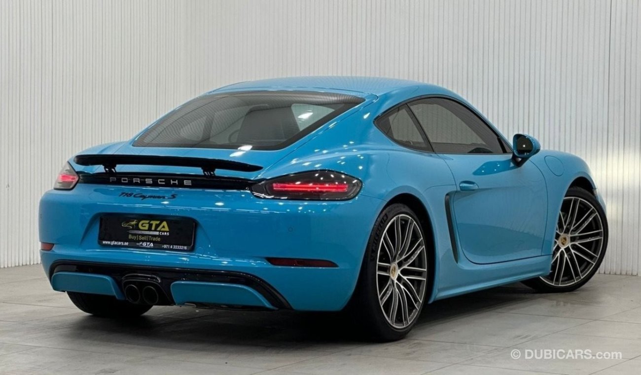 بورش كايمان أس 2020 Porsche 718 Cayman S, SEP 2024 Porsche Warranty, Full Porsche Service History, GCC