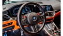 BMW M3 2022 BMW M3 Competition, 2027 BMW Warranty, 2028 BMW Service Contract, Low KMs, GCC