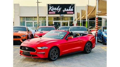 Ford Mustang EcoBoost Premium Convertible | Monthly AED 1310/- | 0% DP | Blindspot | Leather Seats | # 07111