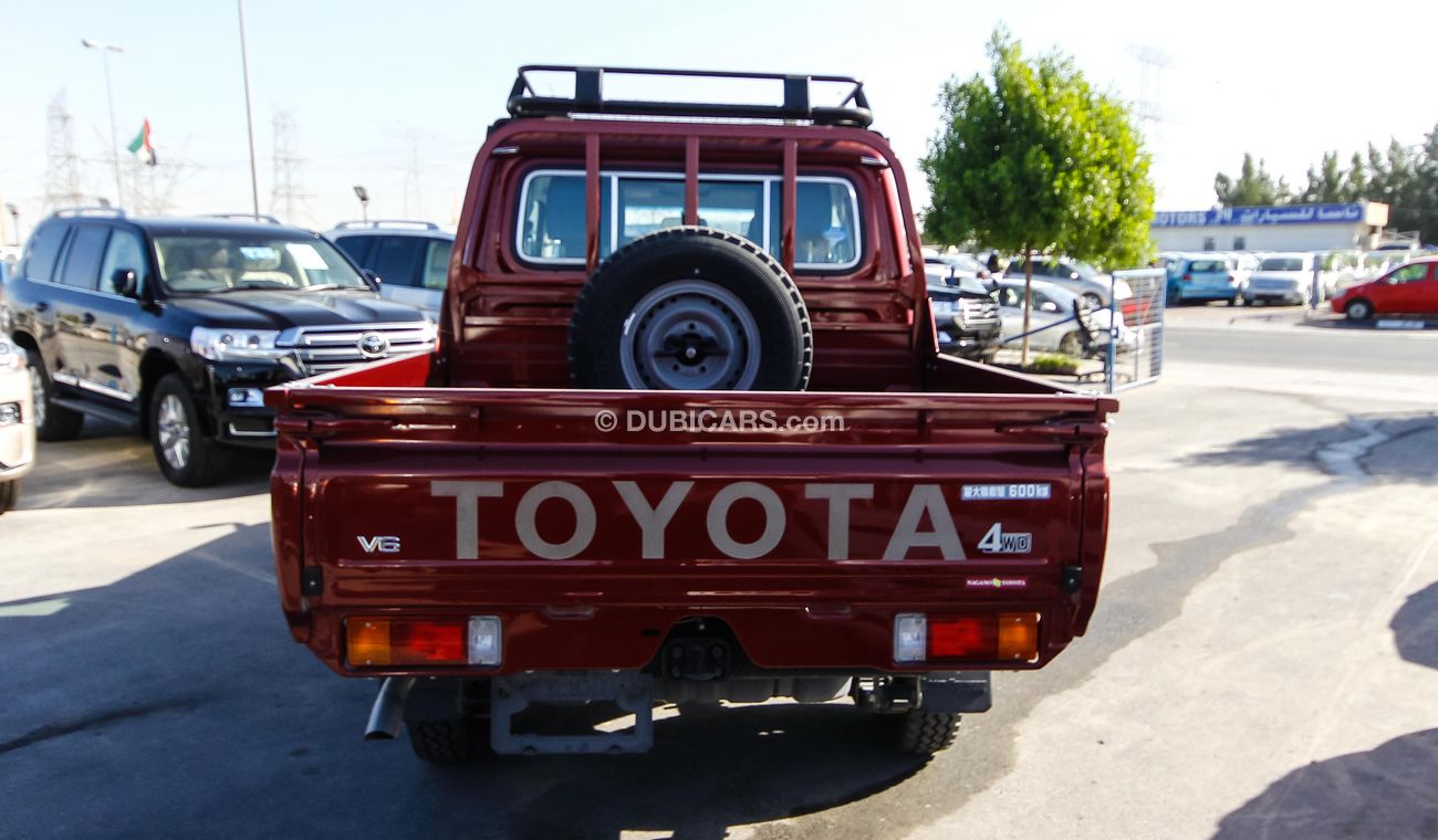 Toyota Land Cruiser Pick Up Maroon Petrol Right Hand Drive