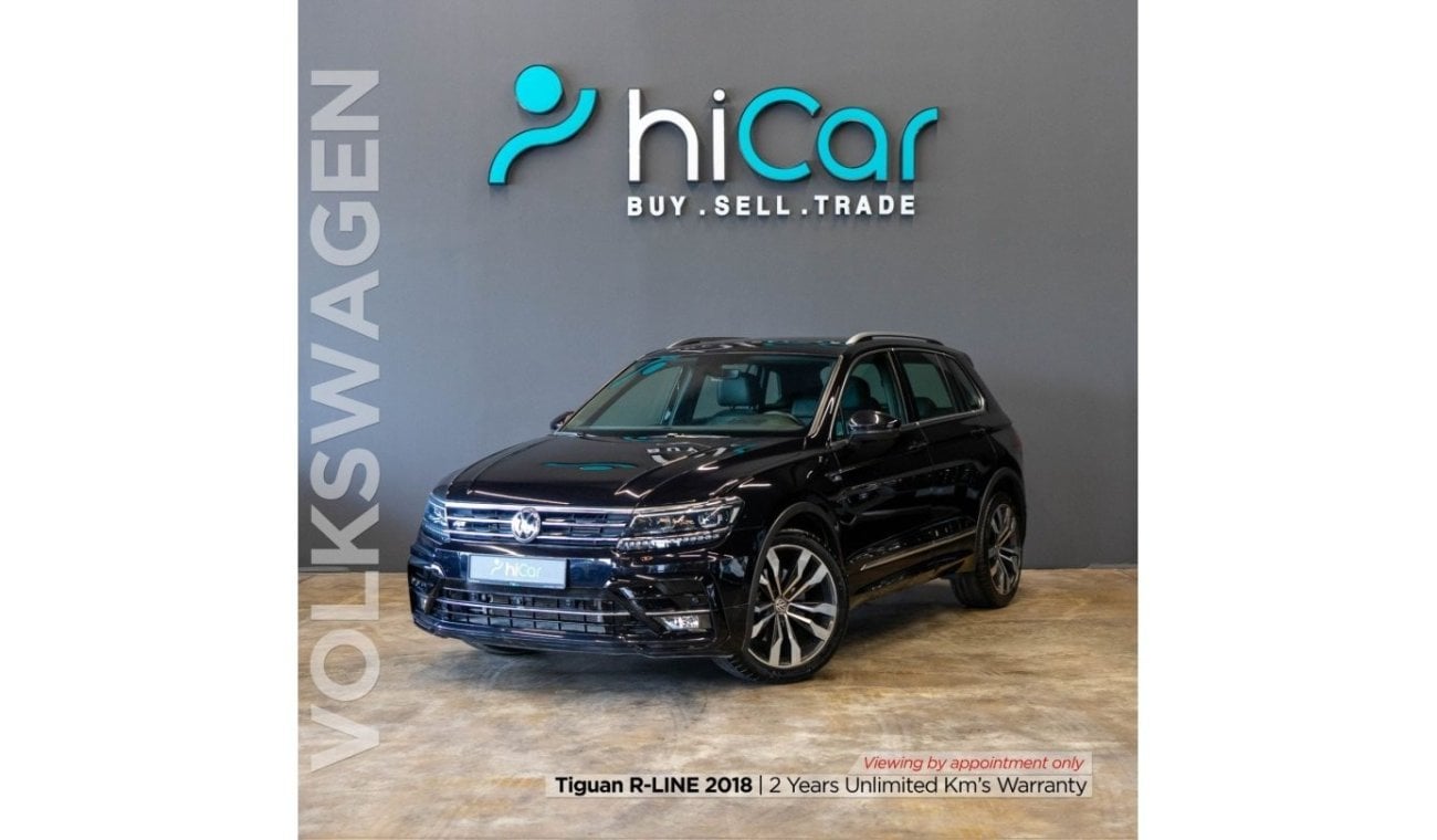 Volkswagen Tiguan AED 1,476pm • 0% Downpayment • R-LINE • 2 Years Warranty!