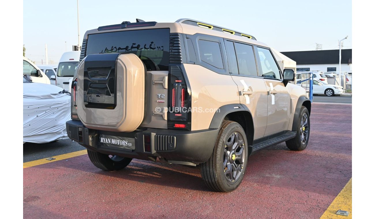 جيتور T2 Jetour T2 2.0L Turbo 4WD 7 Speed DCT, Petrol Model 2025 Color Beige