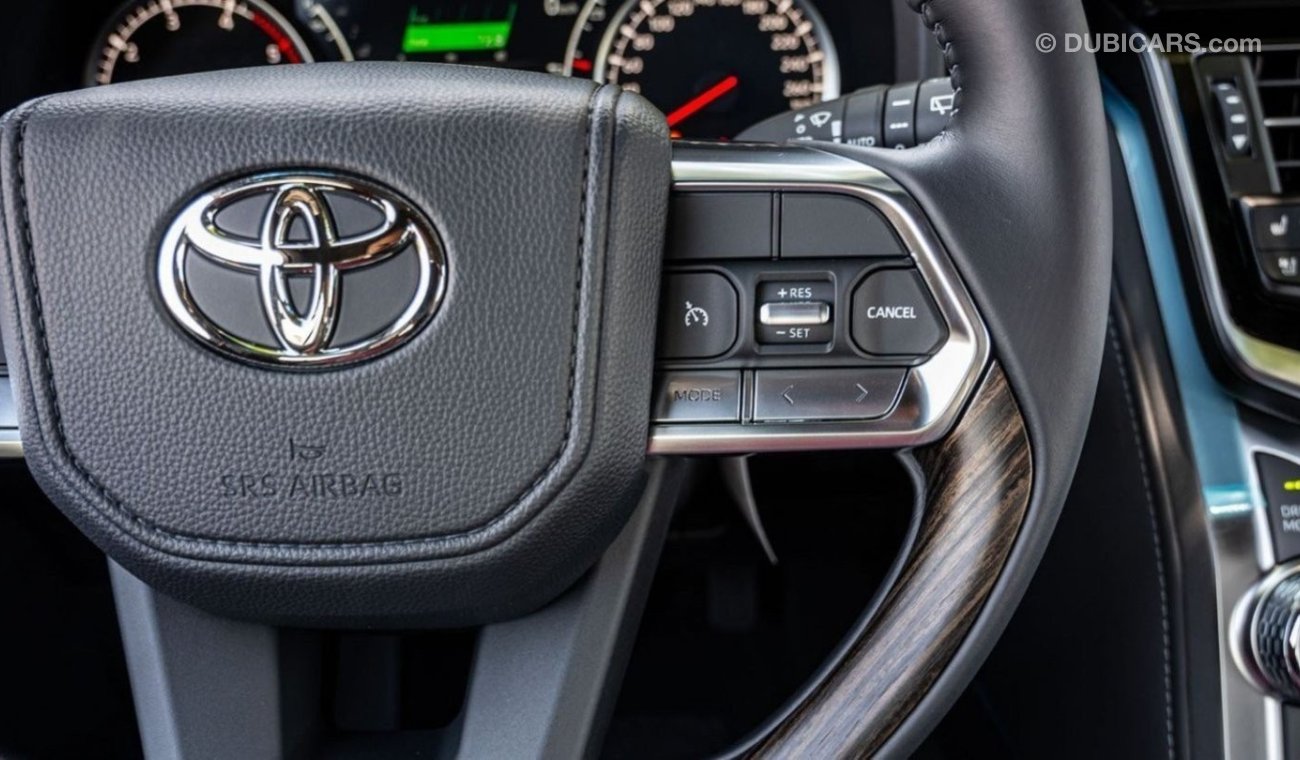 تويوتا لاند كروزر (LHD) TOYOTA LAND CRUISER 300 VXR 3.3D AT MY2024 – GREY WITH BLACK, RED INTERIOR