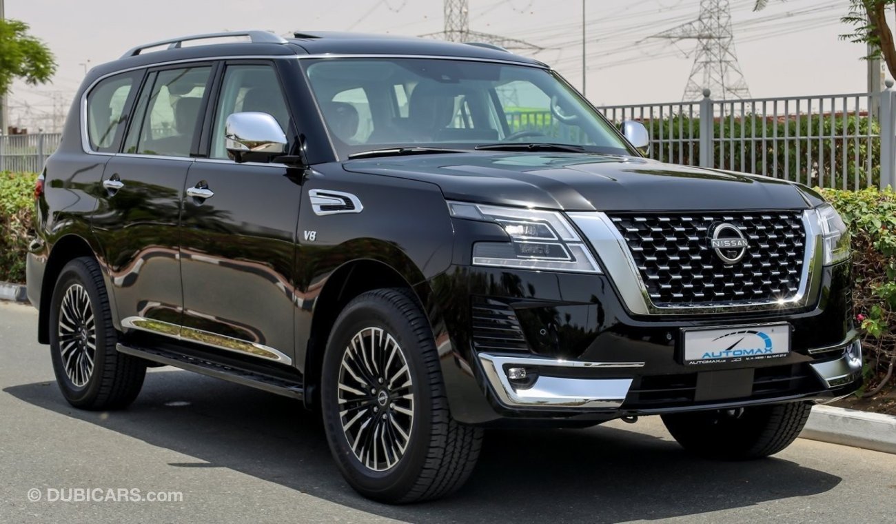 نيسان باترول LE Platinum V8 5.6L , 2023 GCC , 0Km (ONLY FOR EXPORT)