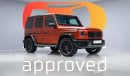 Mercedes-Benz G 63 AMG 'G Manufaktur' - 2 Years Warranty - Approved Prepared Vehicle