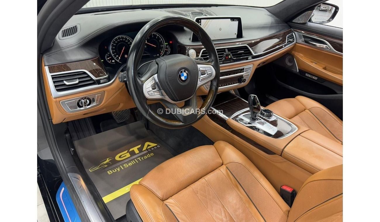 بي أم دبليو 750Li xDrive (450 HP) 2017 BMW 750Li xDrive, Warranty, Sep 2025 BMW Service Pack, Fully Loaded, GCC