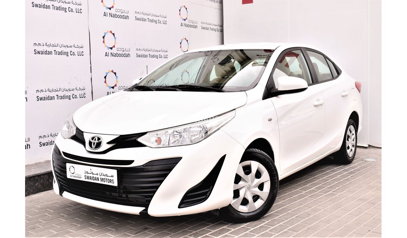 Toyota Yaris AED 800 PM I 1.5L SE 2019 GCC DEALER WARRANTY