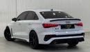 أودي RS3 TFSI quattro 2.5L Sportback 2024 Audi RS3 Quattro, March 2029 Audi Warranty + Service Pack, Very Low