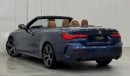 بي أم دبليو 430i M سبورت Pro 2021 BMW 430i M-Sport Convertible, June 2026 BMW Warranty + Service Pack, Very Low Kms,