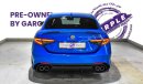 ألفا روميو جوليا كوادريفوجليو | 2021 | Warranty & Service | Service History | Low Mileage