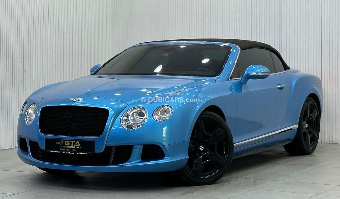 بنتلي كونتيننتال جي تي سي 2013 Bentley Continental GTC Convertible, Full Service History, GCC