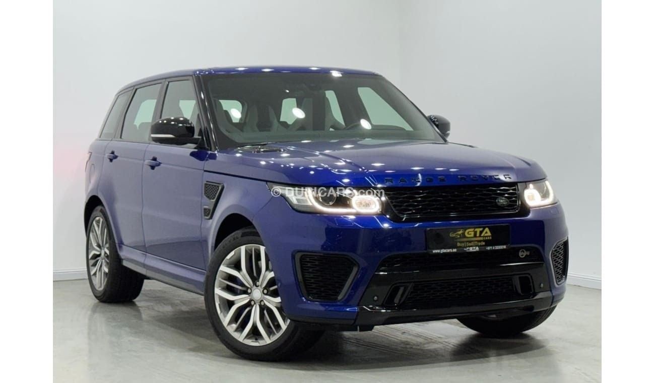 Land Rover Range Rover Sport 2015 Range Rover SVR, Full Service History, Carbon Fiber Package, Full Options, GCC