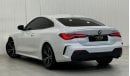 BMW 420i Std 2022 BMW 420i M-Sport Coupe, March 2027 BMW Warranty + Service Pack, Low Kms, GCC