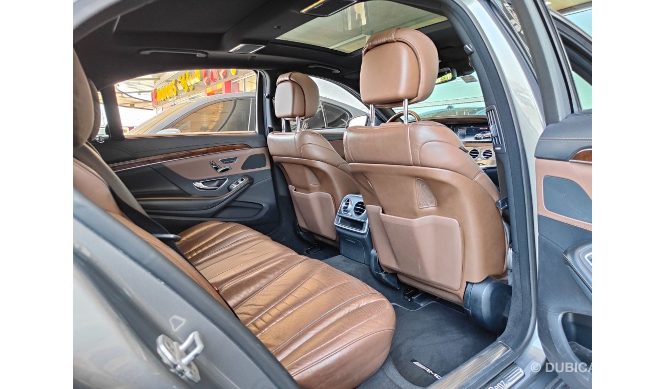 Mercedes-Benz S 400 AED 3,700 P.M | 2015 MERCEDES-BENZ S400 AMG  | FULL SERVICE HISTORY | GCC | PANORAMIC VIEW | FULLY L