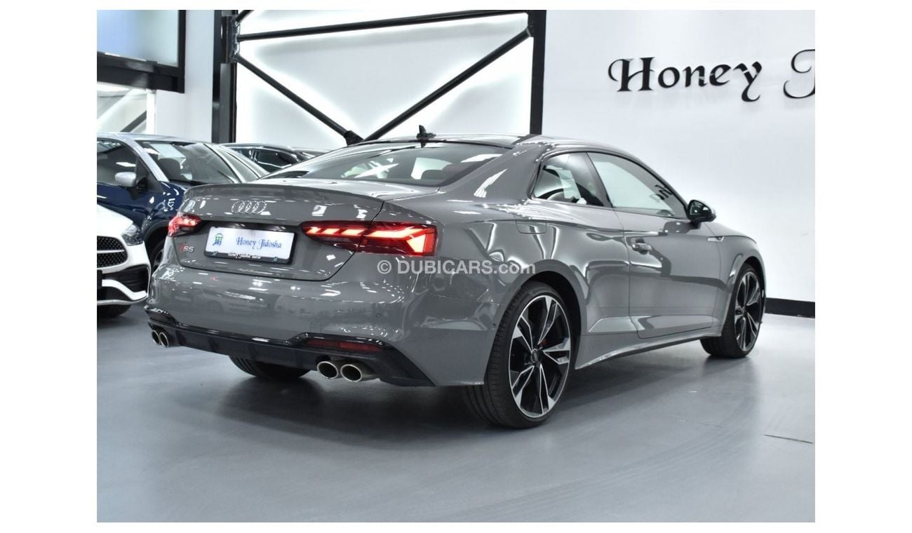 أودي S5 EXCELLENT DEAL for our Audi S5 Coupe TFSi ( 2022 Model ) in Grey Color Korean Specs