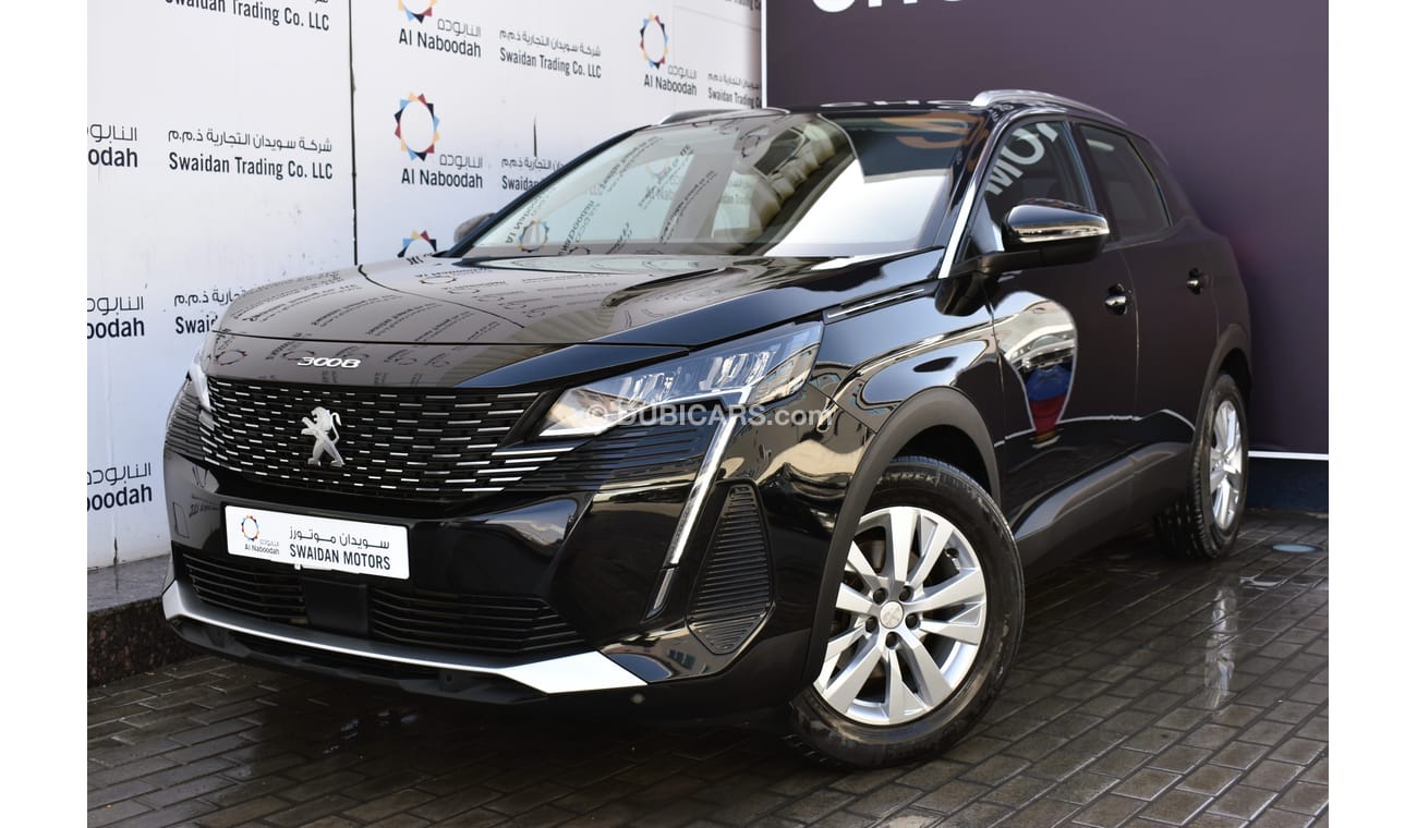 Peugeot 3008 AED 1279 PM | ACTIVE 1.6 TC AT GCC MANUFACTURER WARRANTY 2028 OR 100K KM