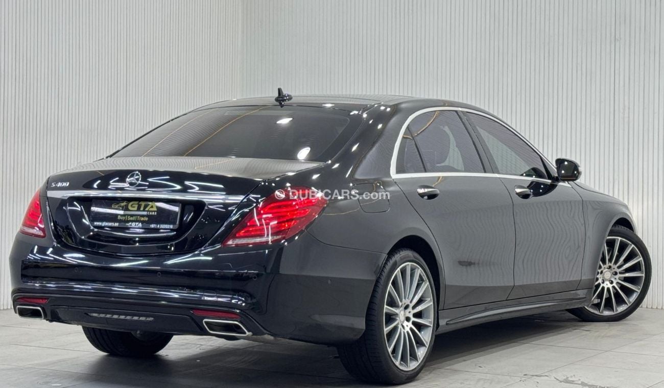 مرسيدس بنز S 400 std 3.0L 2015 Mercedes Benz S400 AMG, Full Service History, Fully Loaded, GCC