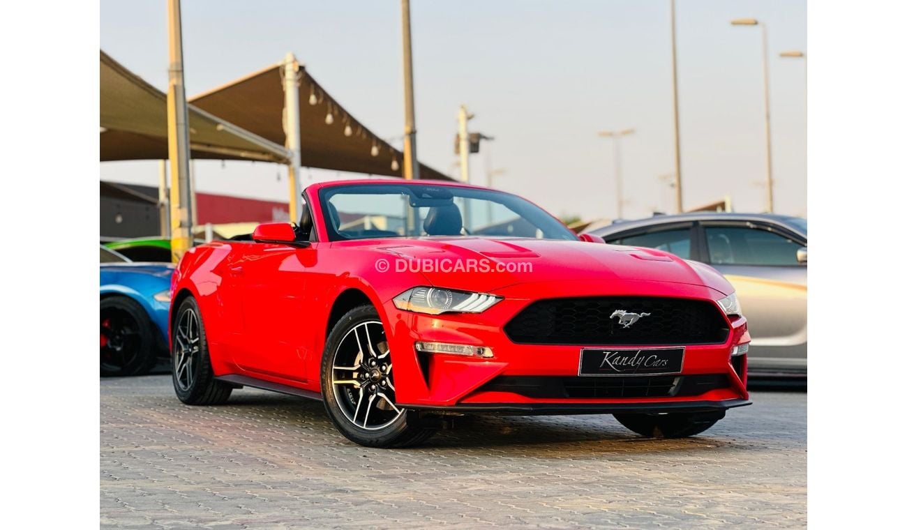 Ford Mustang EcoBoost Premium Convertible | Monthly AED 1310/- | 0% DP | Blindspot | Leather Seats | # 07111