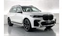 بي أم دبليو X7 40i M Sport Pure Excellence | ضمان مجاني لمدة عام | 0 دفعة أولى